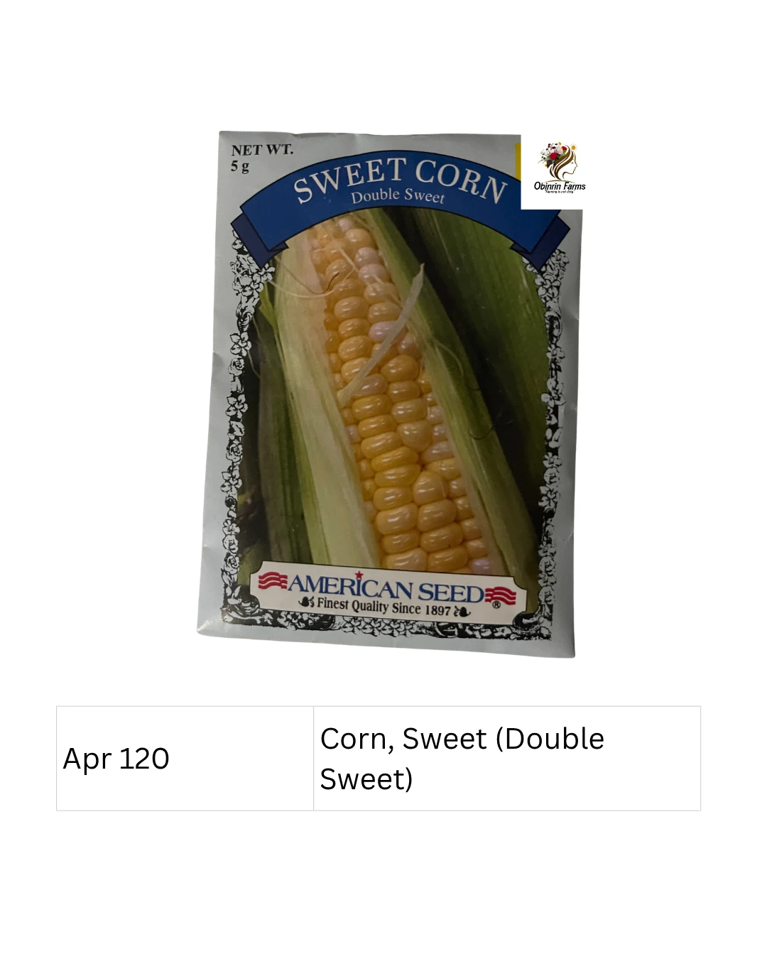 Corn, Sweet (Double Sweet)