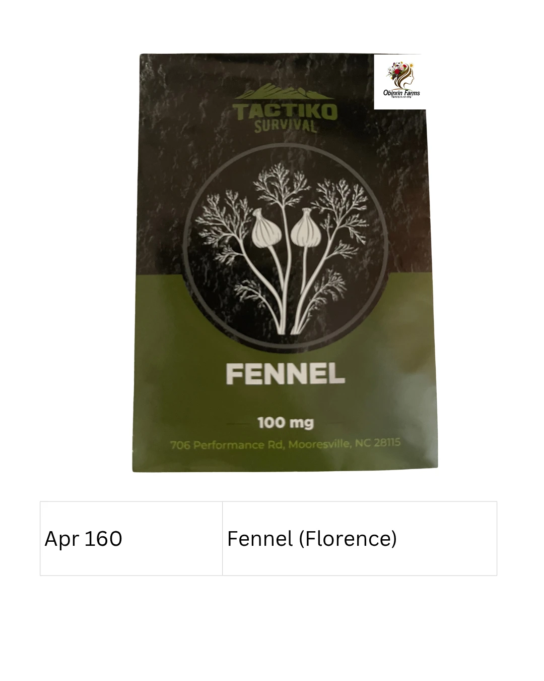 Fennel (Florence) Tactiko Survival