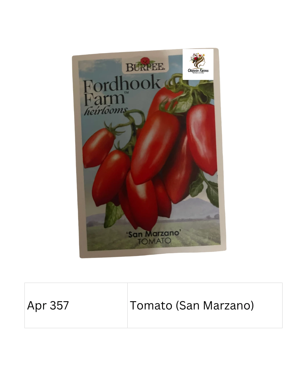 Tomato (San Marzano) Burpee