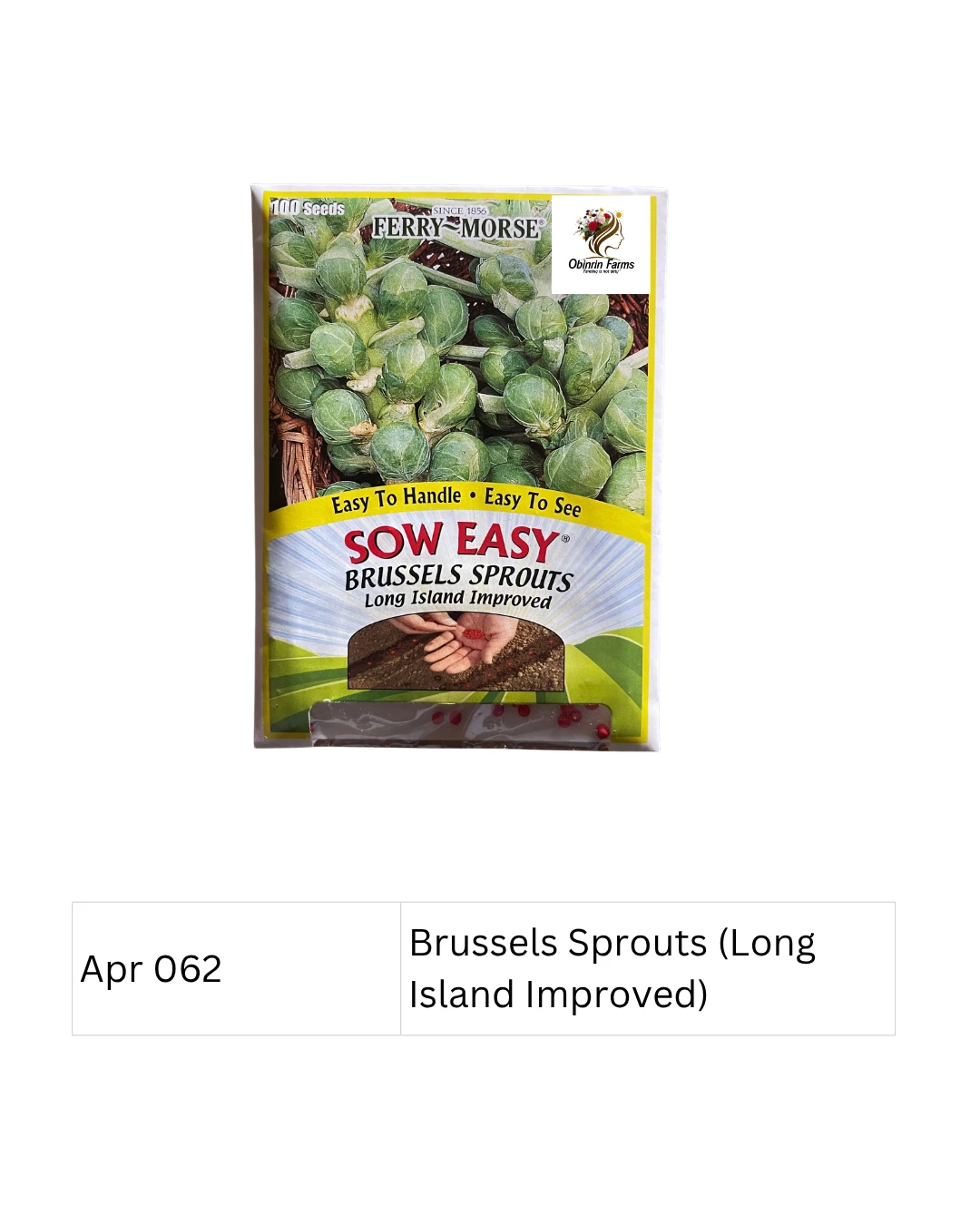 Brussels Sprouts (Long Island Improved) Ferry Morse