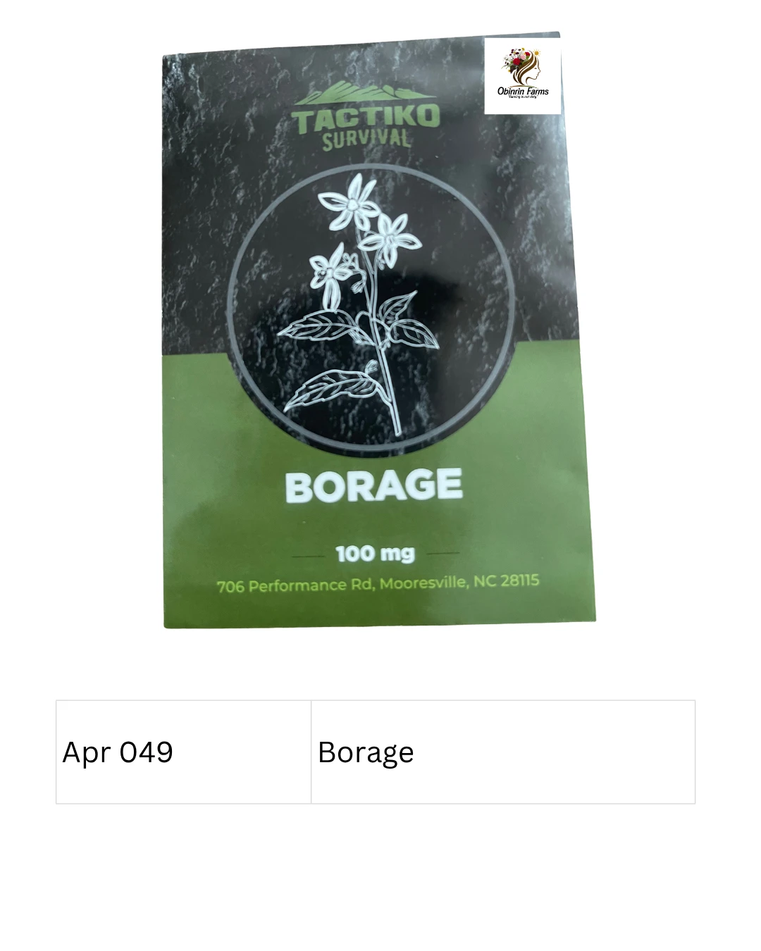 Borage (Tactiko Survival)