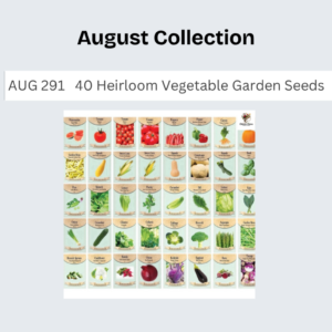 40 Heirloom Vegetable Garden Seeds