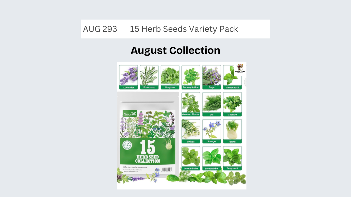 15 Herb Seeds Variety Pack