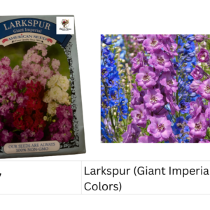 Larkspur (Giant Imperial Mixed Colors)