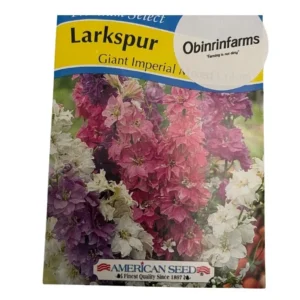 Larkspur Seeds (Giant Imperial Mixed Colors)