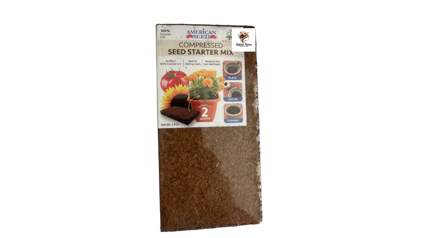 Compressed Seed Starter Mix (1PCS)