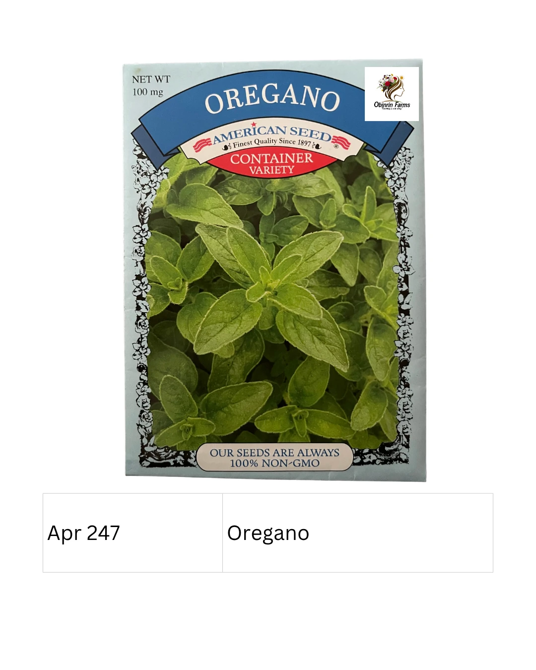 Oregano (Container Variety)